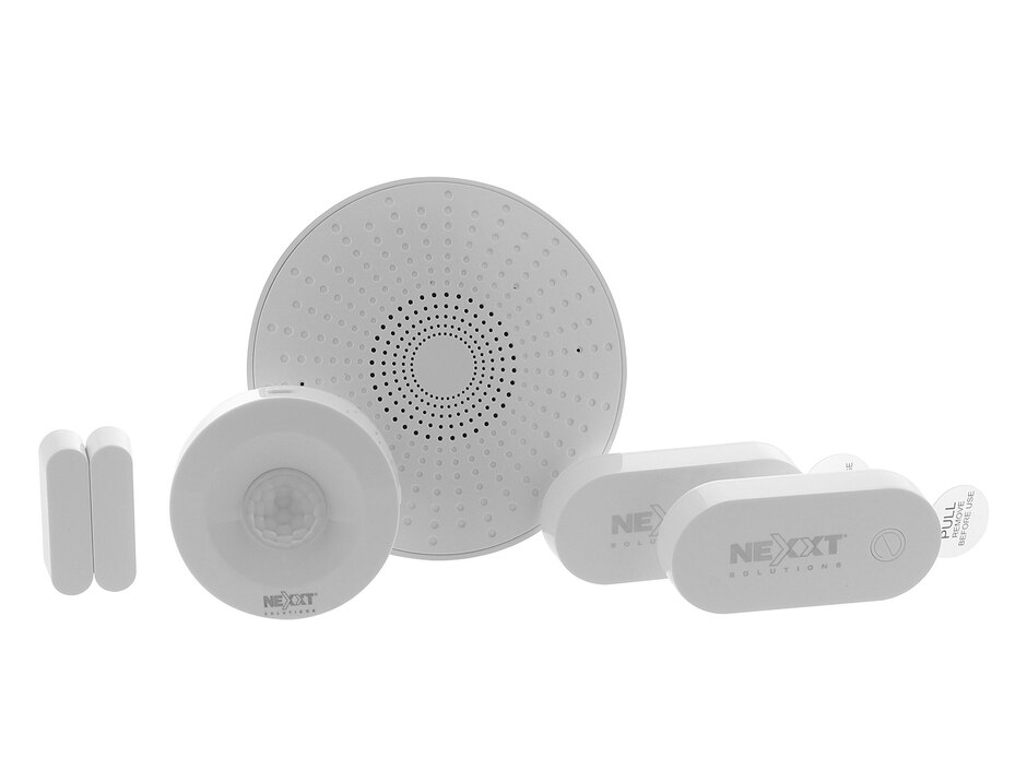 Set Alarma Inteligente con Sirena blanco 3