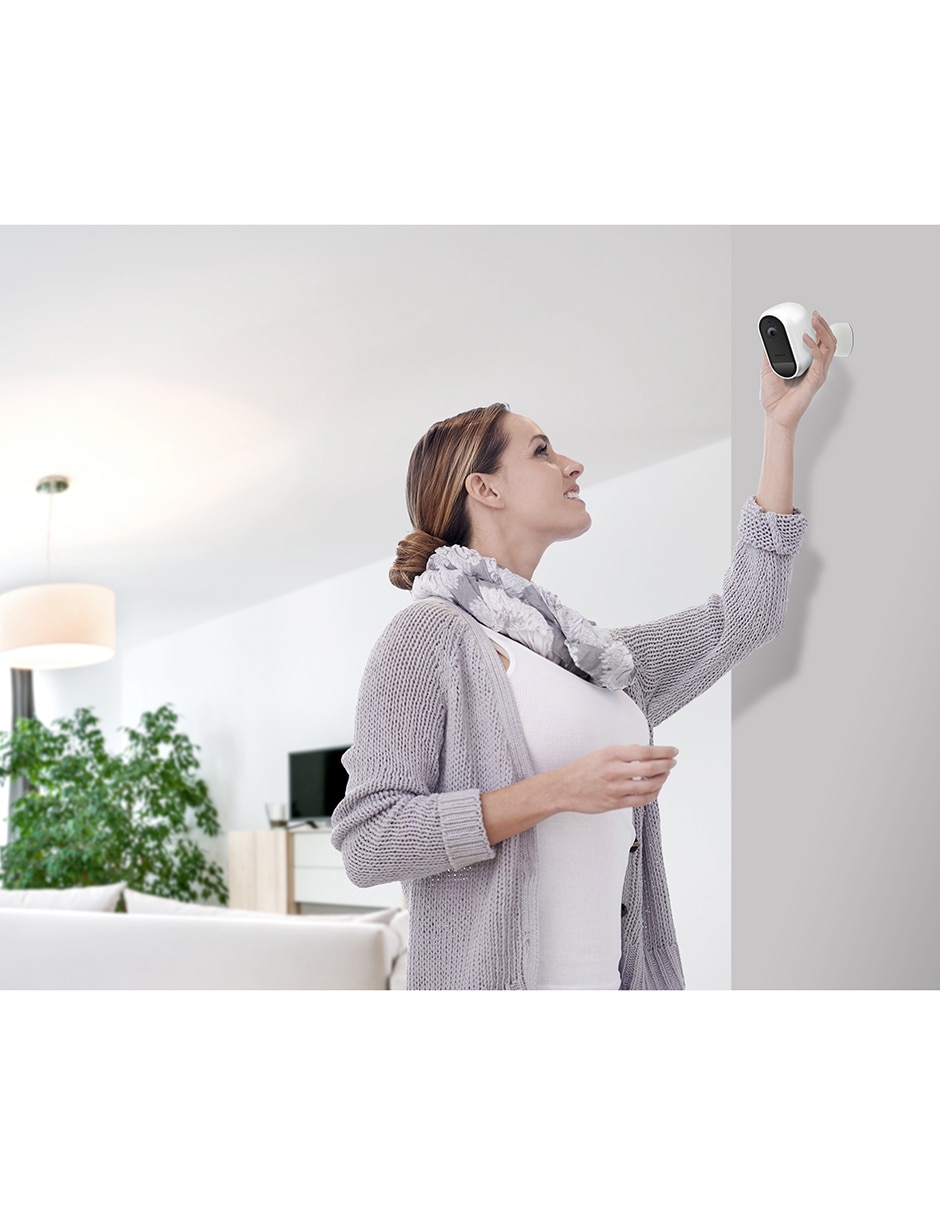 Cámara de seguridad inalámbrica Full HD 180° con capacidad para grabar para interior y exterior 8