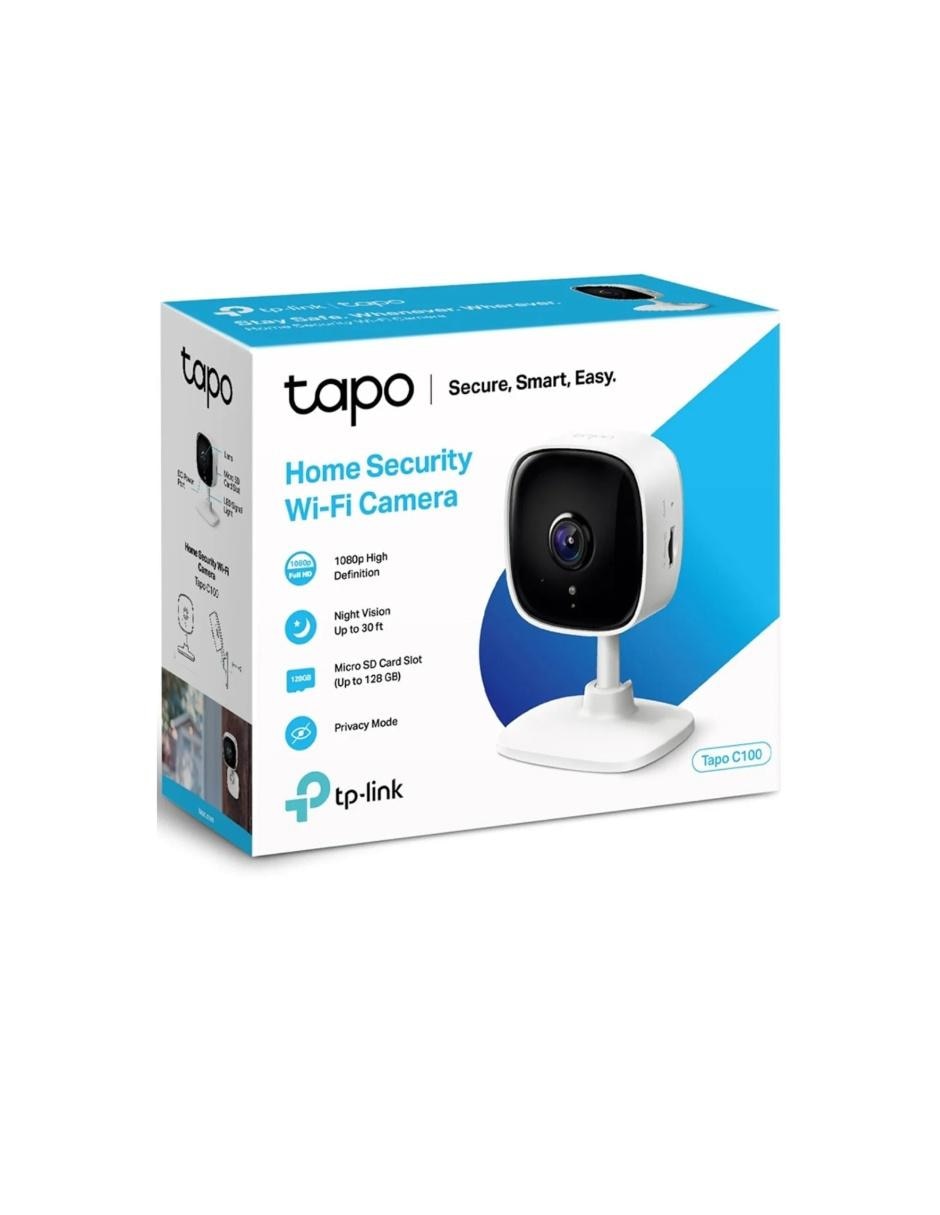Cámara Inteligente de Vigilancia TP-Link TAPO C100 1080p FHD 2.4GHz 150Mbps