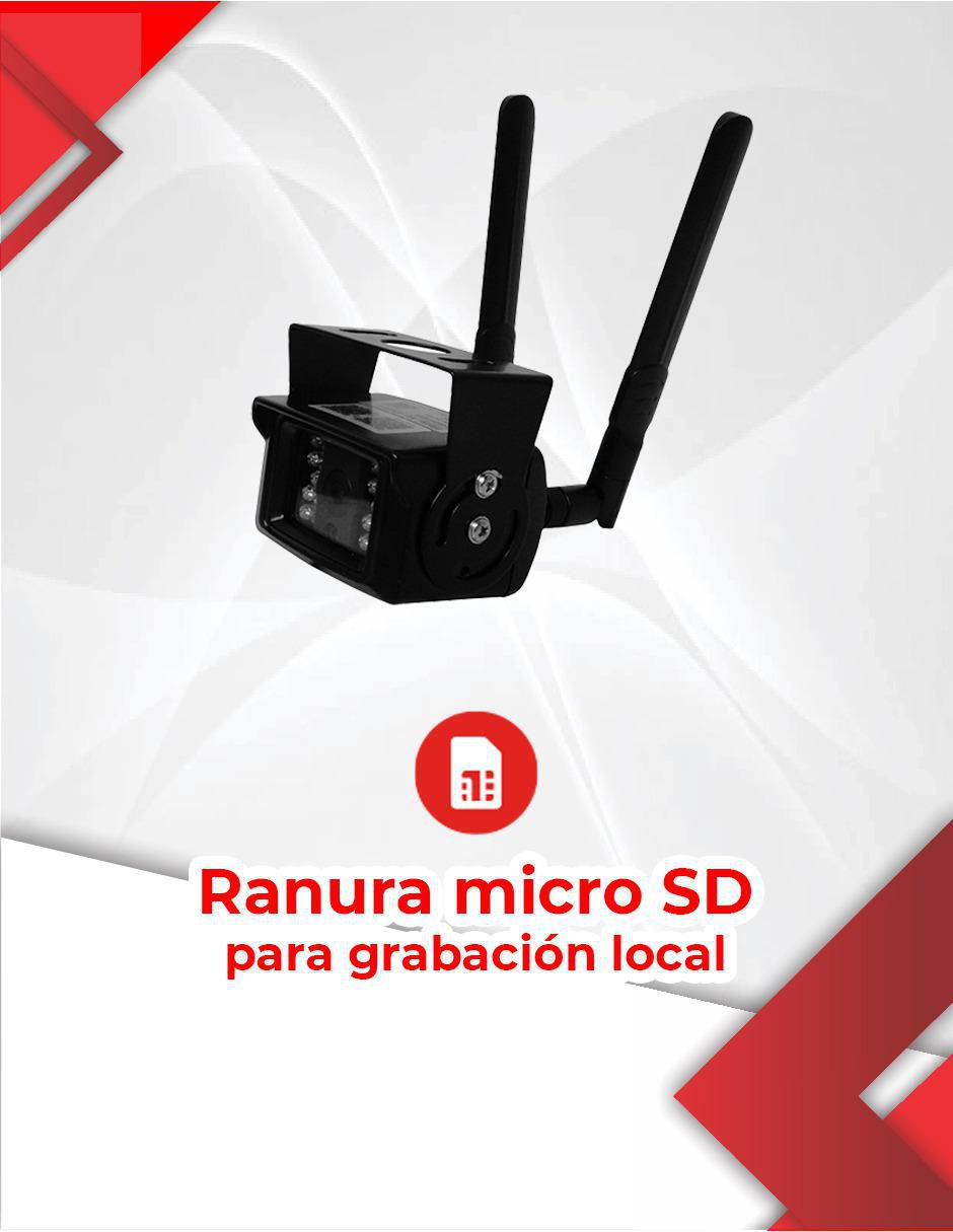 Cámara individual de seguridad Secucore inalámbrica Full HD 90° con capacidad para grabar para interior y exterior