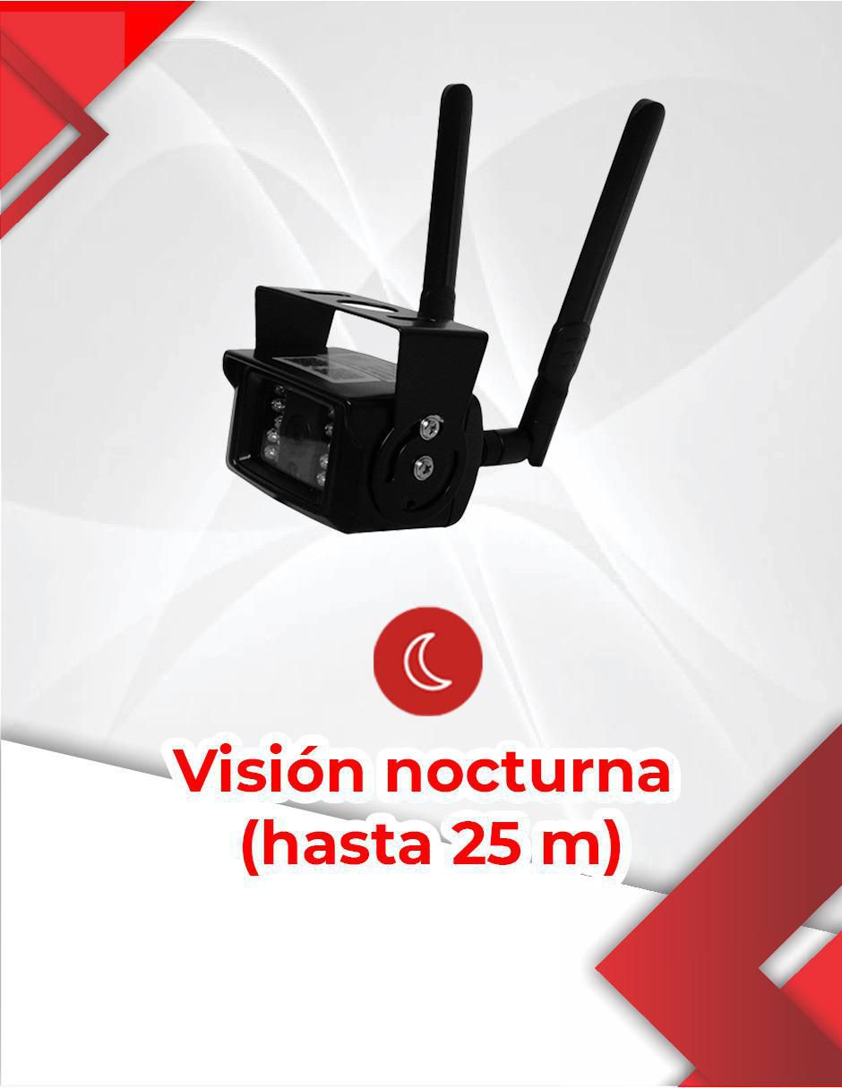 Cámara individual de seguridad inalámbrica Full HD 90° con capacidad para grabar para interior y exterior