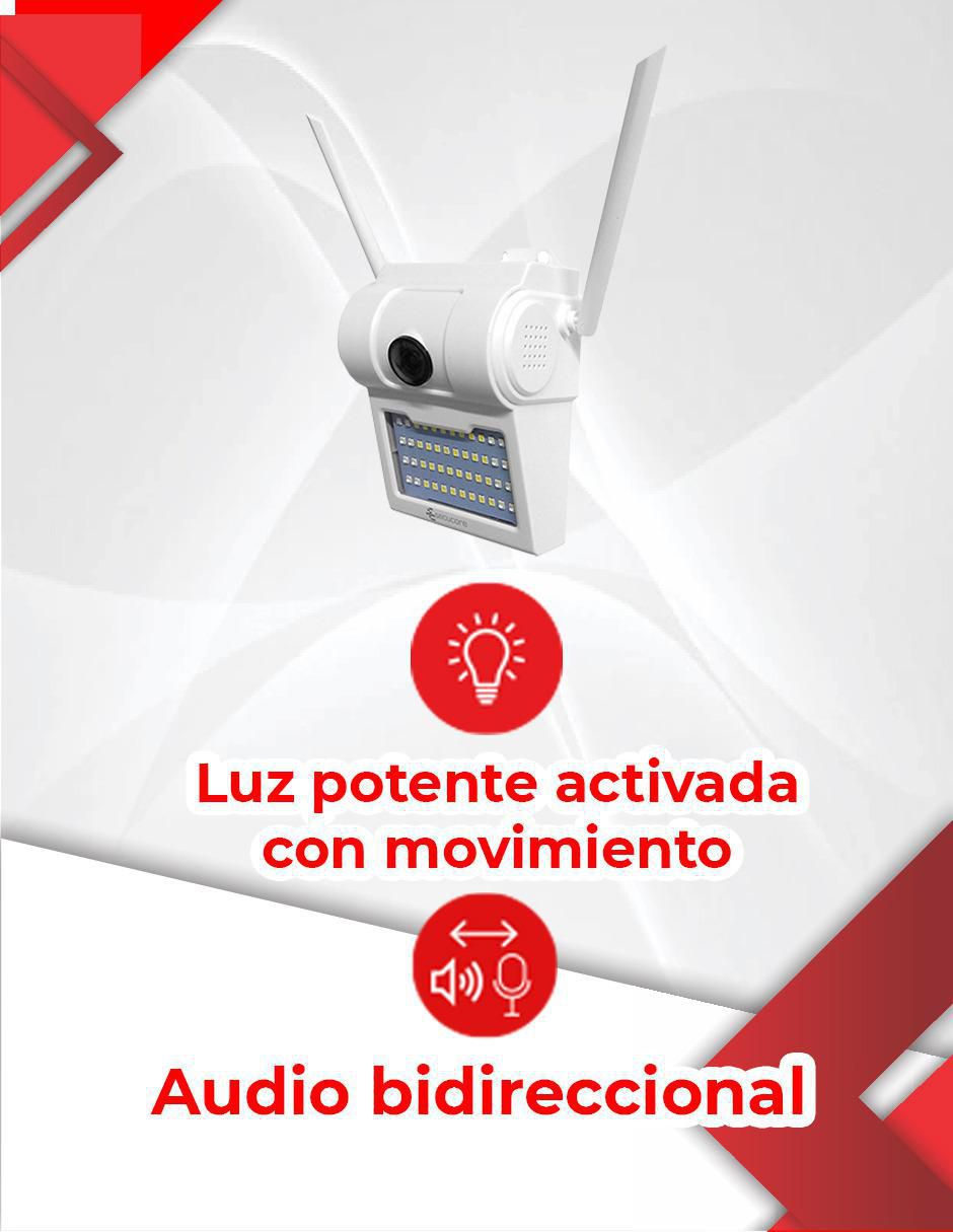 Cámara individual de seguridad Secucore alámbrica Full HD 120° a 170° con capacidad para grabar para interior y exterior