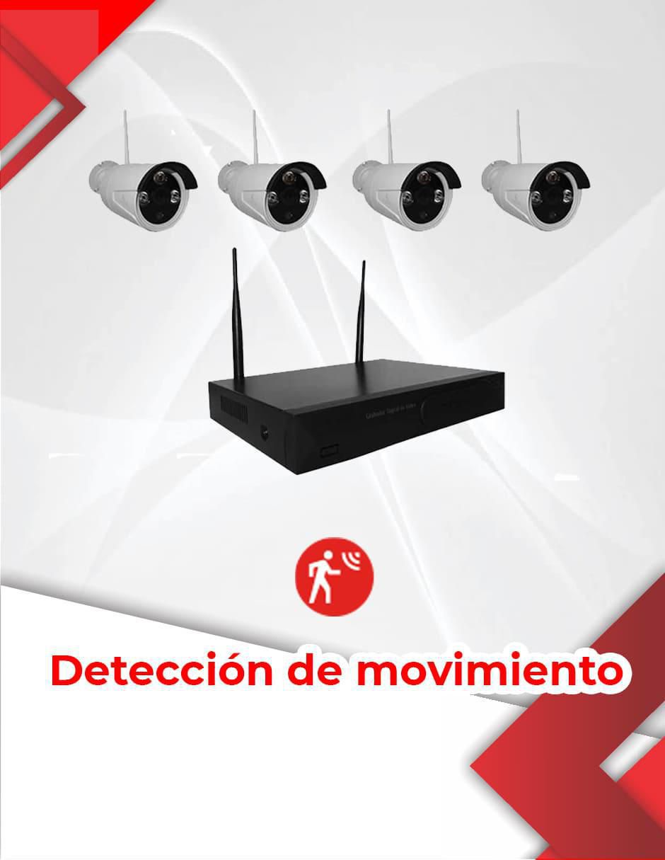 Kit 4 cámaras de seguridad Secucore alámbrica Full HD 90° con capacidad para grabar para interior y exterior