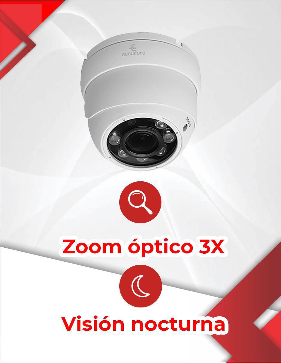 Cámara individual de seguridad inalámbrica 4K/UHD 90 para interior 3