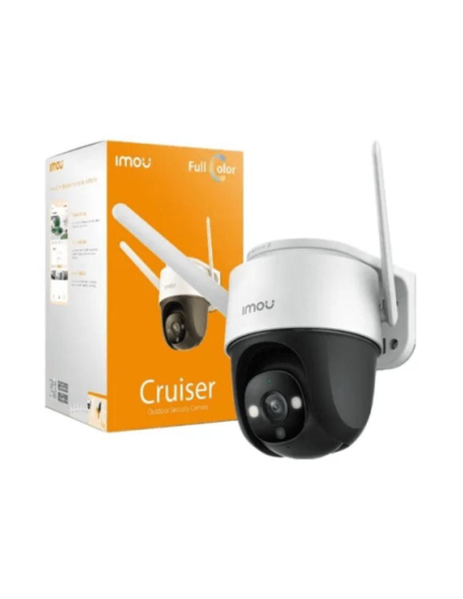 Cámara individual de seguridad inalámbrica Full HD 360° con capacidad para grabar para exterior