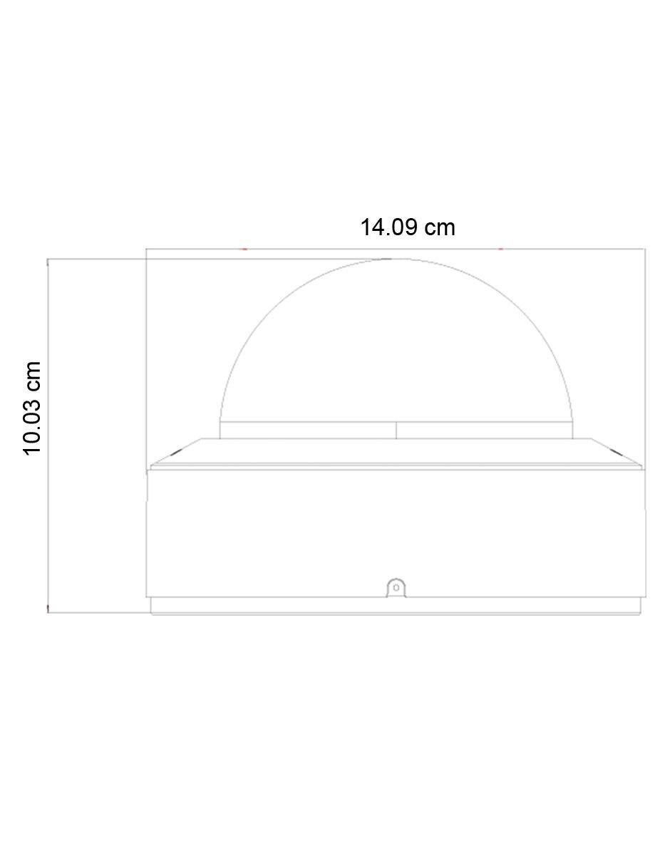 Cámara individual de seguridad Provision Isr inalámbrica Full HD 84° a 34° con capacidad para grabar para interior y exterior