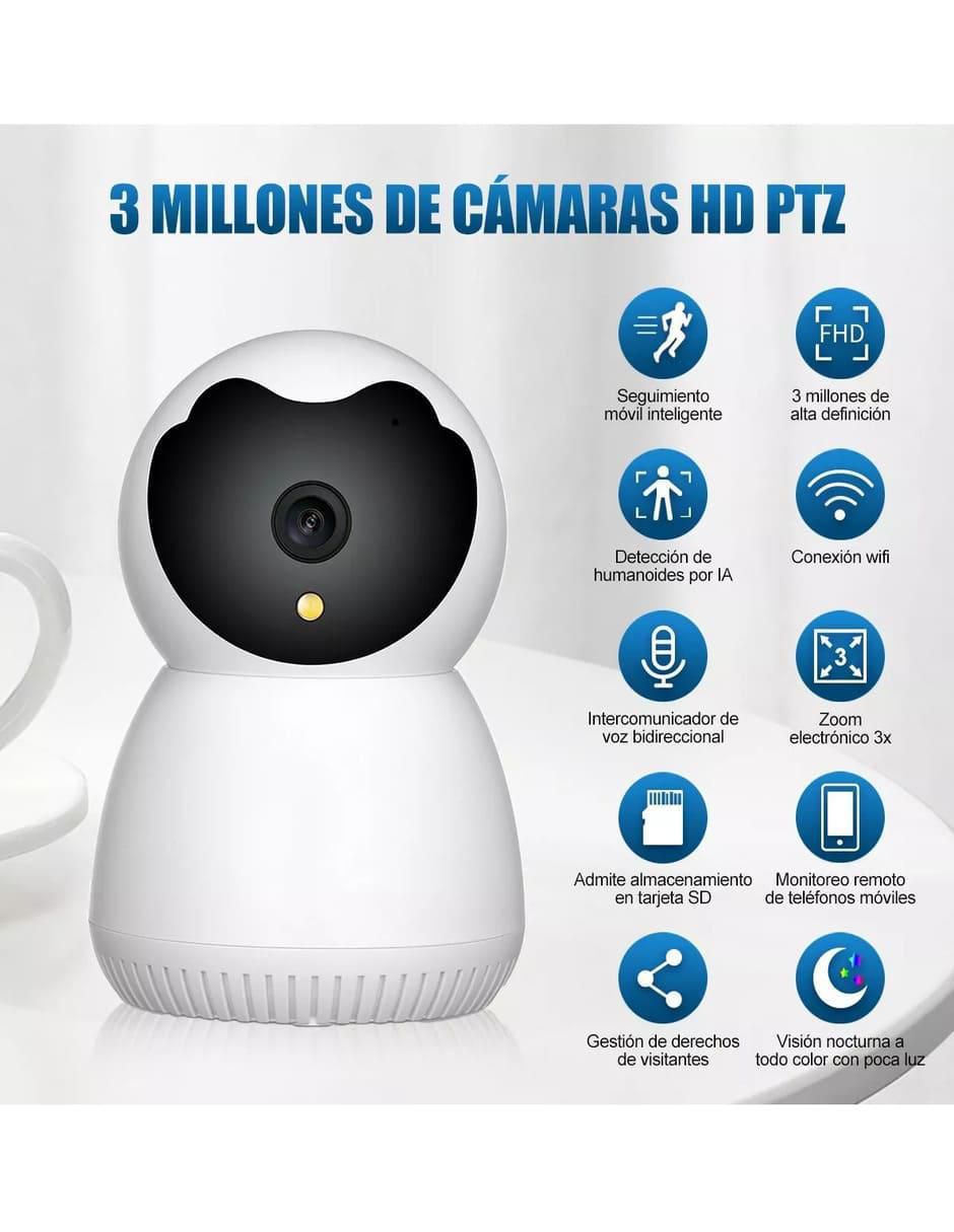 Cámara individual de seguridad Genérica alámbrica Full HD 360° con capacidad para grabar para interior y exterior