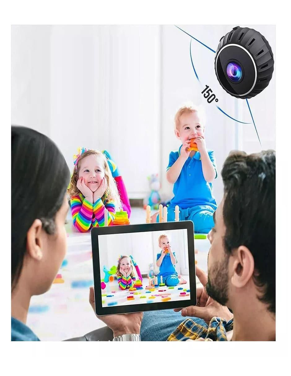 Cámara de seguridad inalámbrica Full HD 150° a 60° con capacidad para grabar para interior y exterior 3