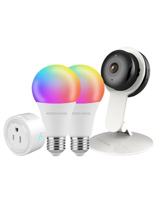 Cámara de seguridad inalámbrica Full HD 120° a 170° con capacidad para grabar para interior Cámara de seguridad inalámbrica Full HD 120° a 170° con capacidad para grabar para interior