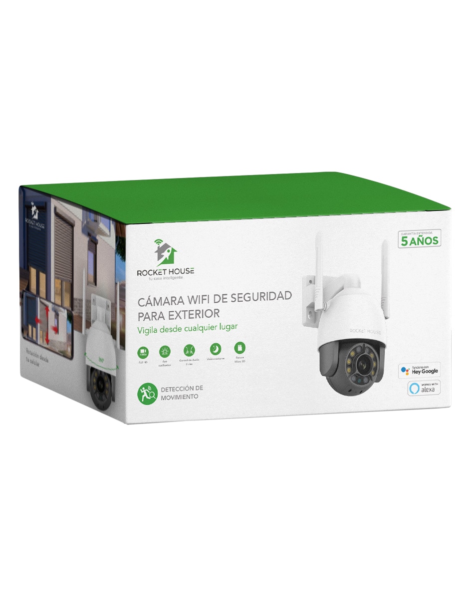 Cámara de seguridad inalámbrica Full HD 360° con capacidad para grabar para interior y exterior 3