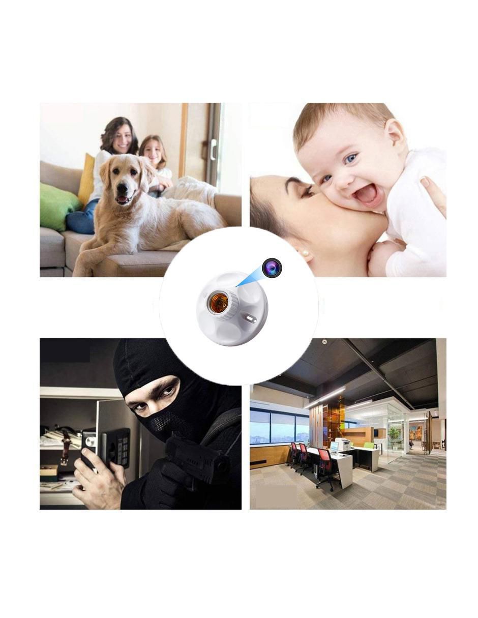 Cámara individual de seguridad inalámbrica Full HD 70.4° con capacidad para grabar visión nocturna para interior y exterior