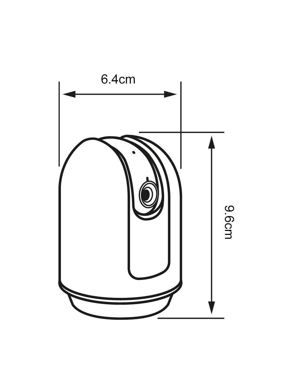 Cámara Wi-Fi de seguridad inalámbrica Full HD 360° con capacidad para grabar para interior 7
