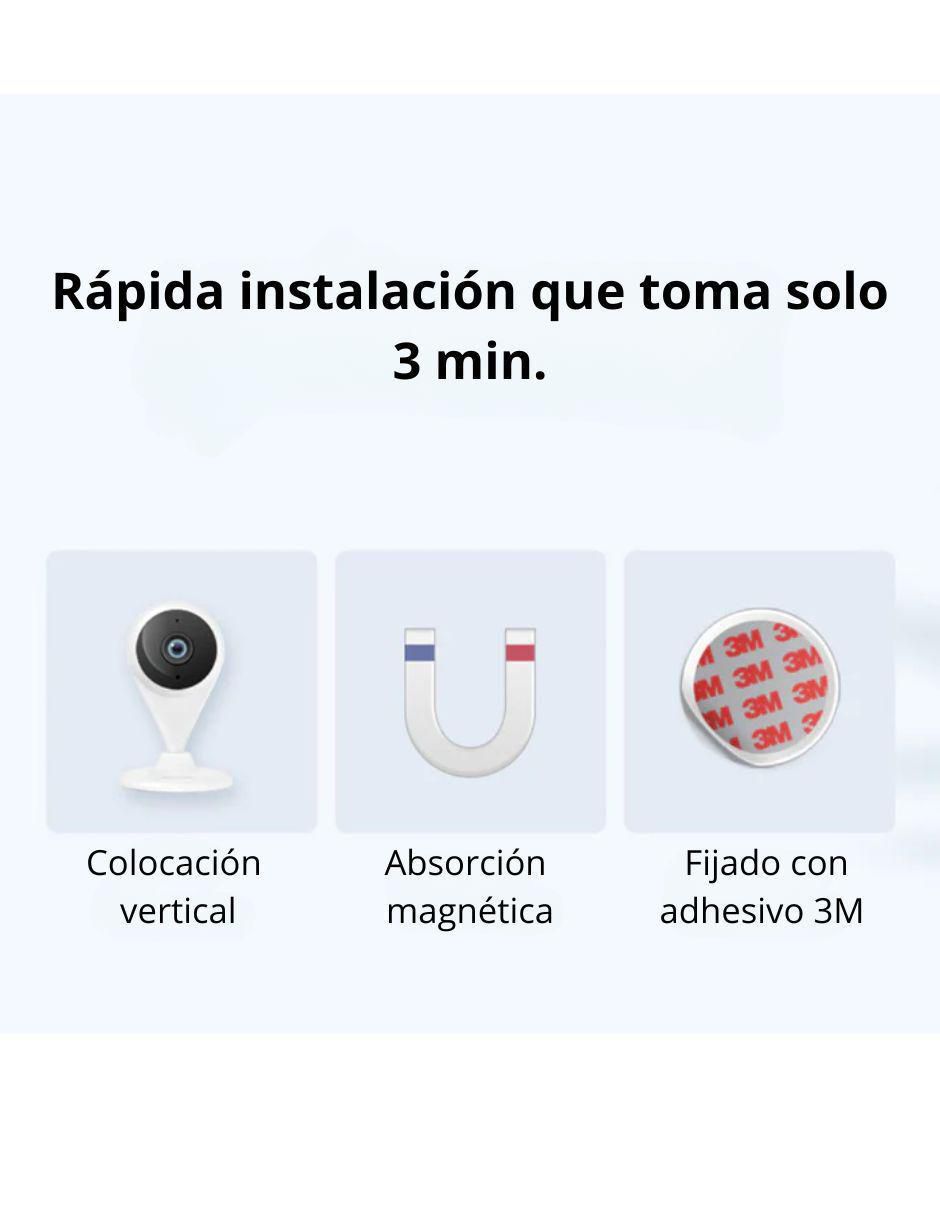 Cámara Wi-Fi de seguridad alámbrica Full HD 120° a 170° con capacidad para grabar para interior y exterior 3