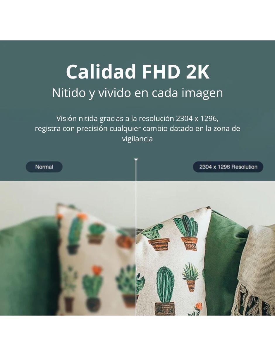 Cámara Wi-Fi de seguridad alámbrica Full HD 120° a 170° con capacidad para grabar para interior y exterior 4