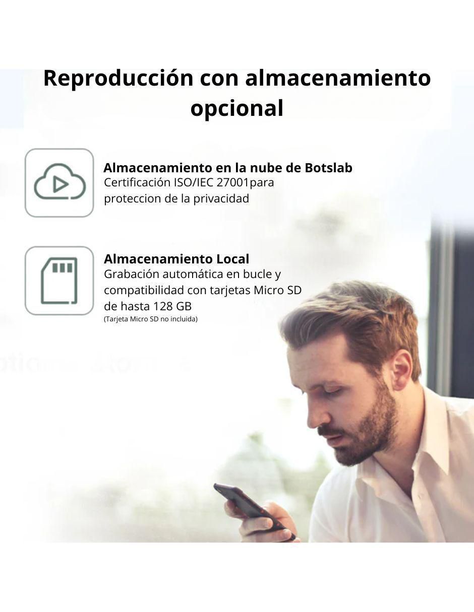 Cámara Wi-Fi de seguridad alámbrica Full HD 120° a 170° con capacidad para grabar para interior y exterior 6