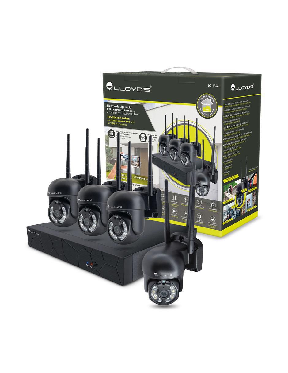 Kit 4 cámaras de seguridad alámbrica Full HD 92 con capacidad para grabar para interior y exterior