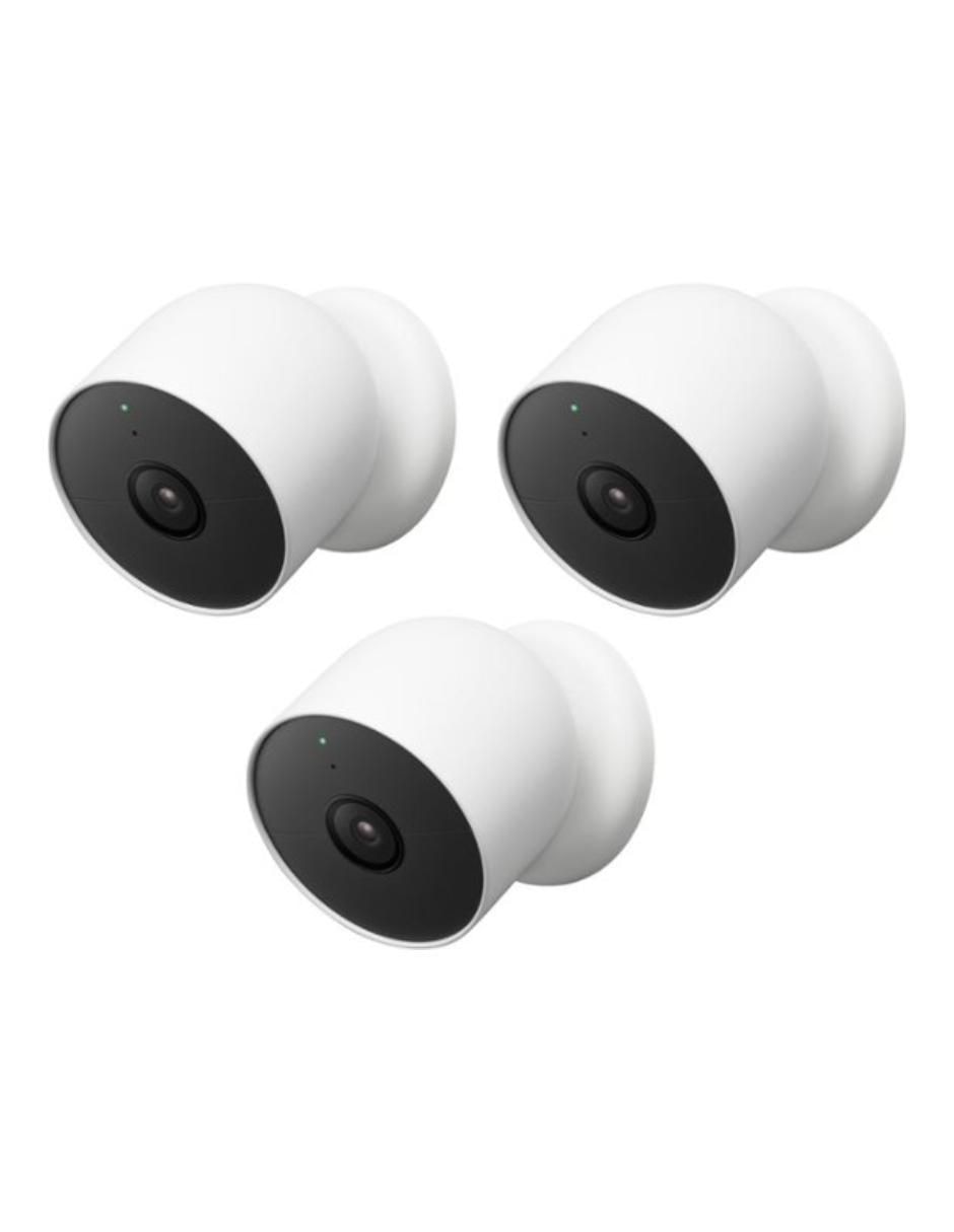 Cámara Wi-Fi de seguridad Google inalámbrica Full HD 120° a 170° con capacidad para grabar para interior y exterior