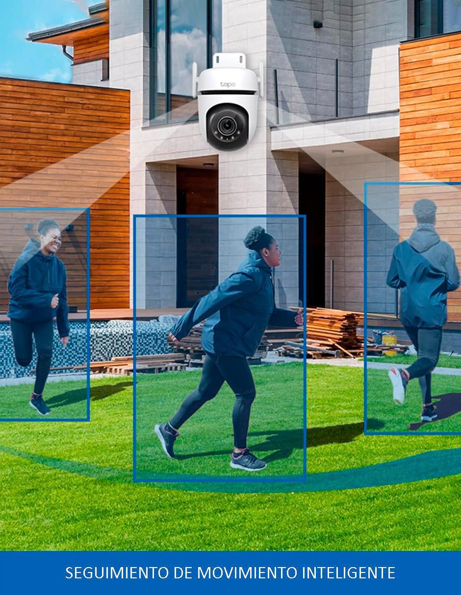 Cámara individual de seguridad Tp-Link inalámbrica Full HD 360° con capacidad para grabar para interior y exterior