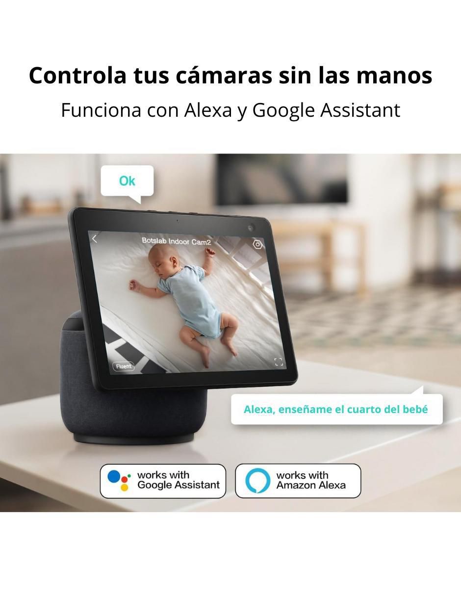 Cámara Wi-Fi de seguridad inalámbrica HD ° con capacidad para grabar para interior 6