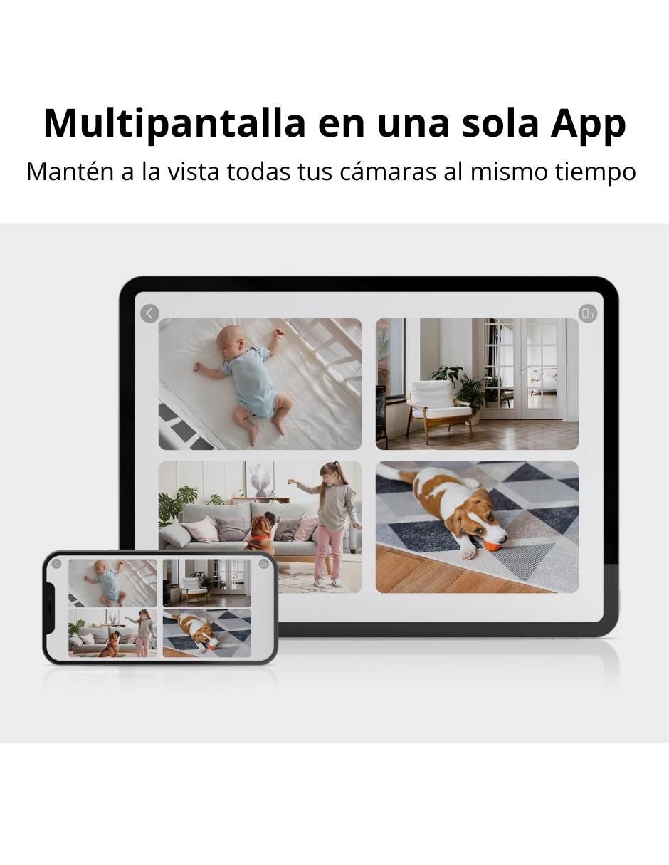Cámara Wi-Fi de seguridad inalámbrica HD ° con capacidad para grabar para interior 7