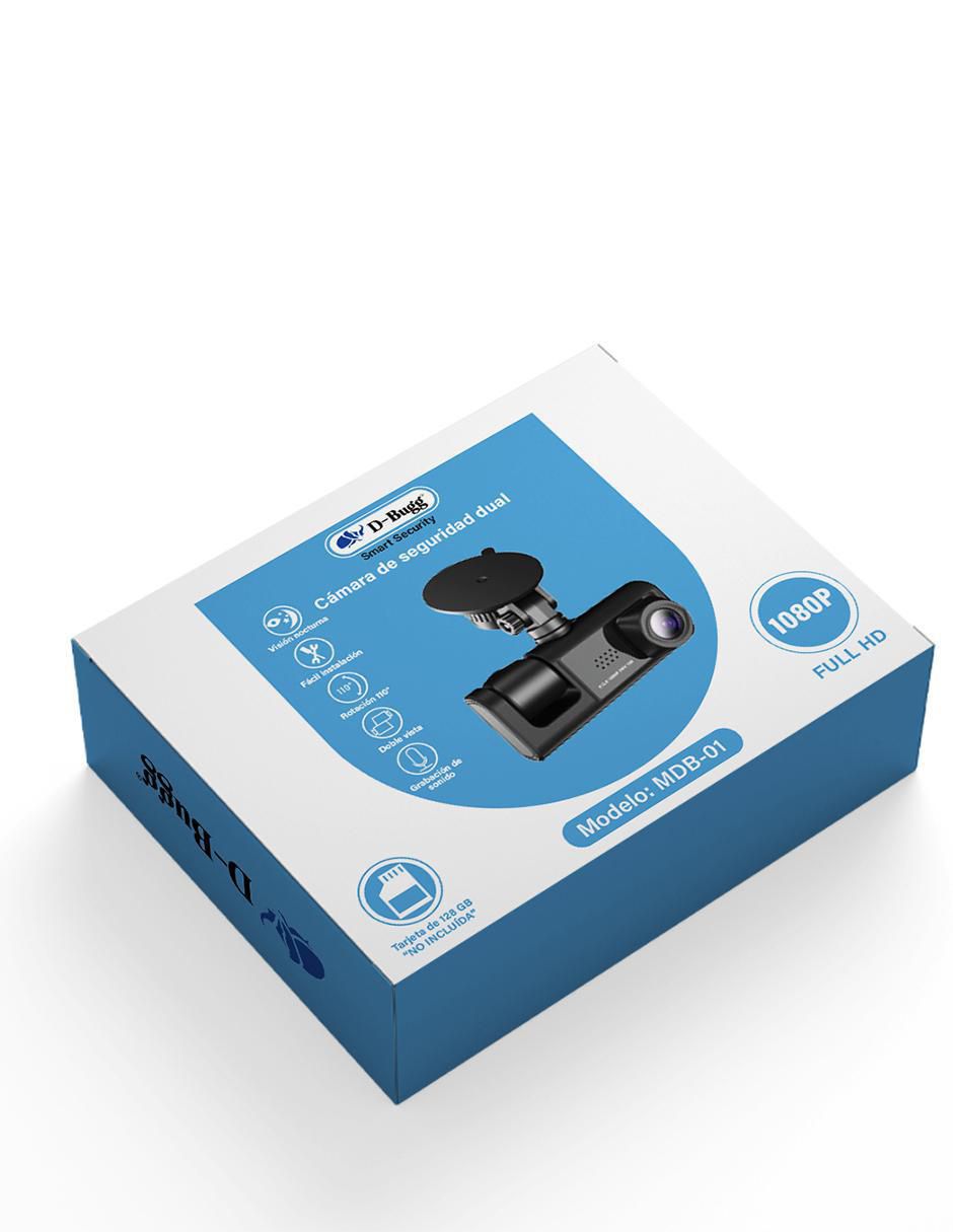 Cámara individual de seguridad alámbrica HD 360° con capacidad para grabar para exterior