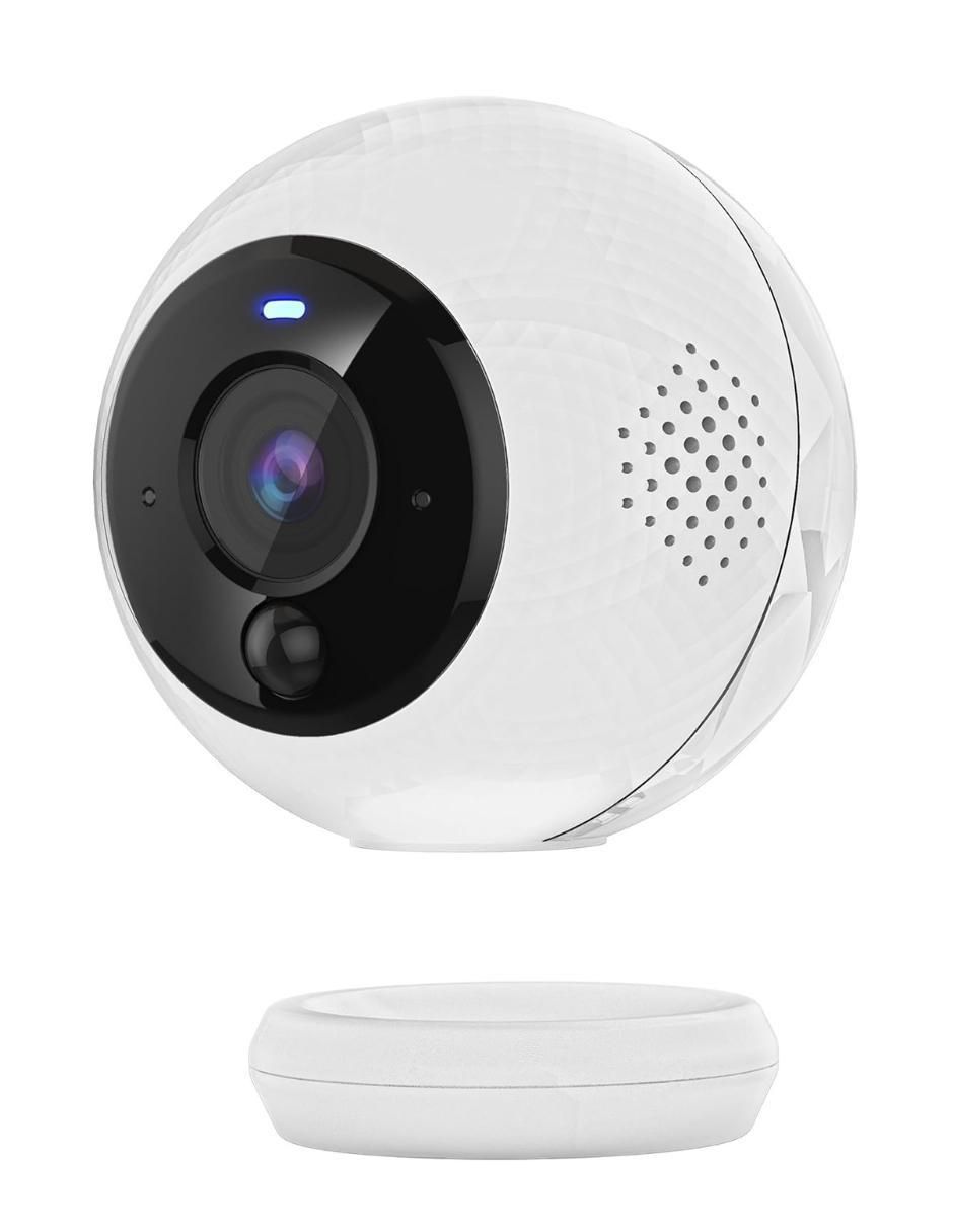 Cámara de seguridad inalámbrica Full HD 150° a 60° con capacidad para grabar para interior y exterior 6