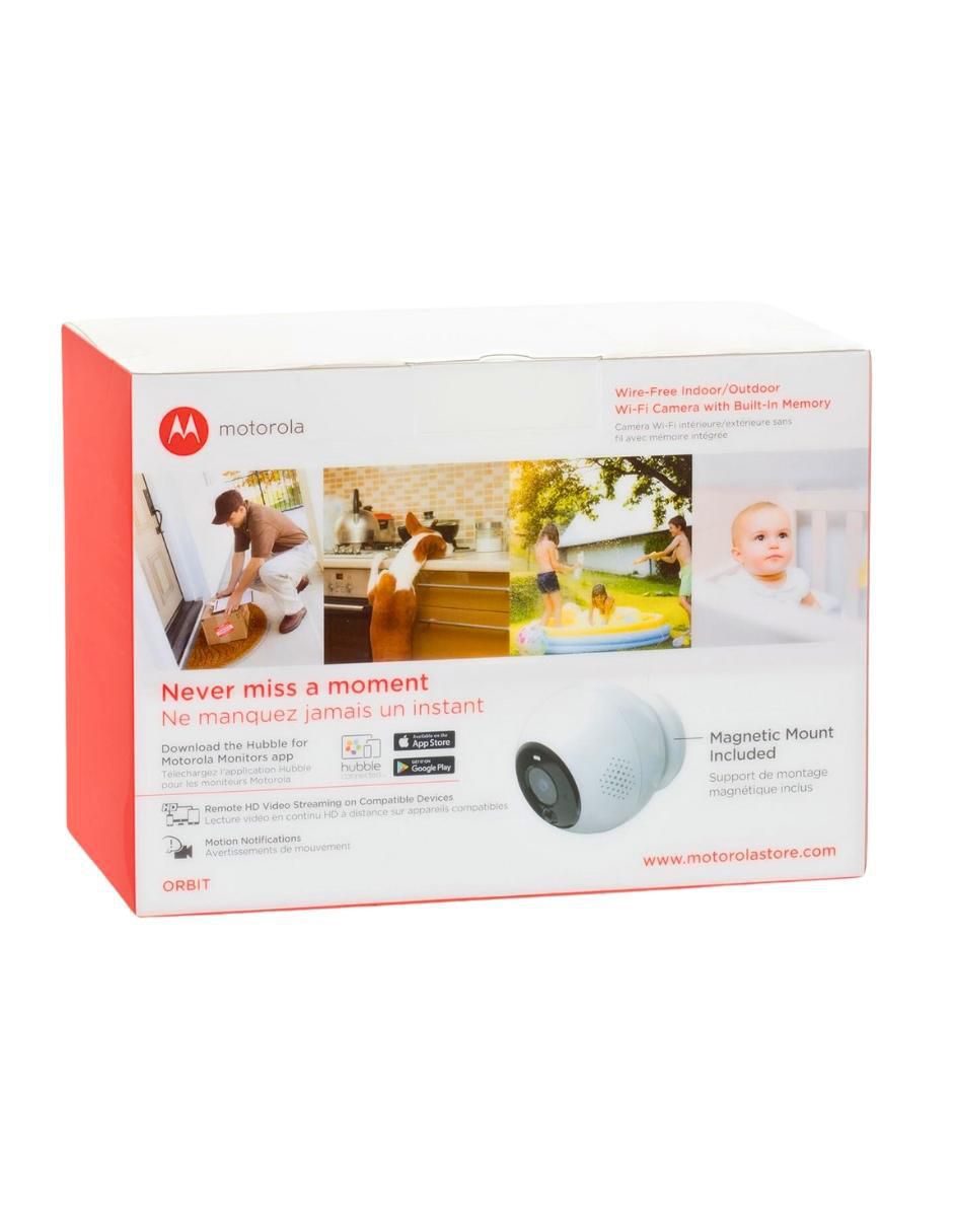 Cámara de seguridad inalámbrica Full HD 150° a 60° con capacidad para grabar para interior y exterior 3