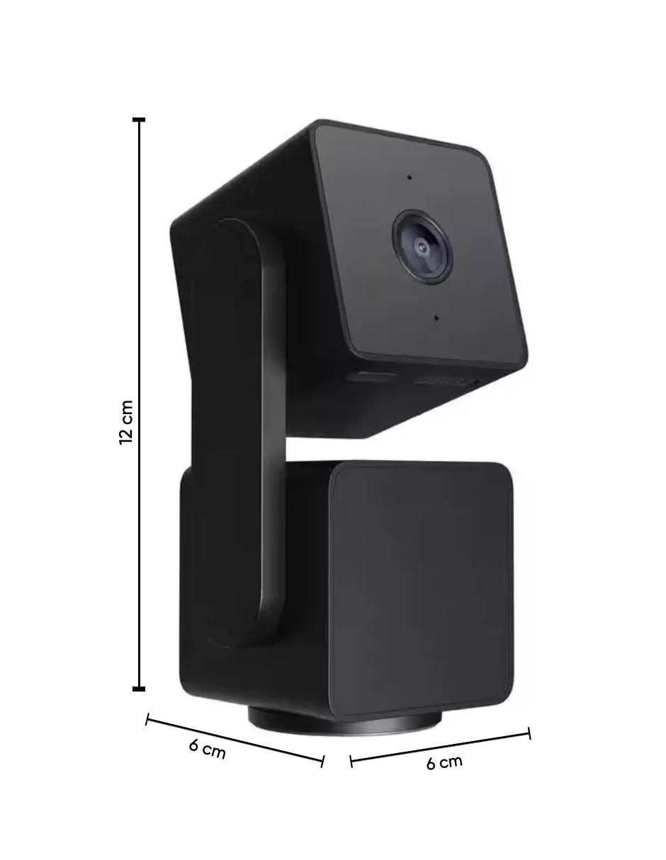 Cámara de seguridad inalámbrica Full HD 120° a 170° con capacidad para grabar para interior y exterior 7