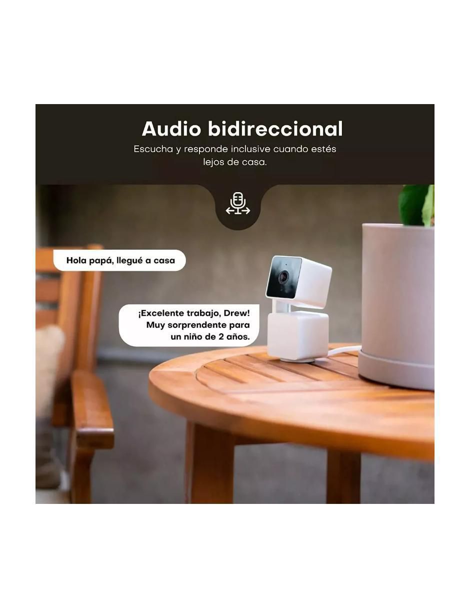 Cámara de seguridad inalámbrica Full HD 120° a 170° con capacidad para grabar para interior y exterior 6