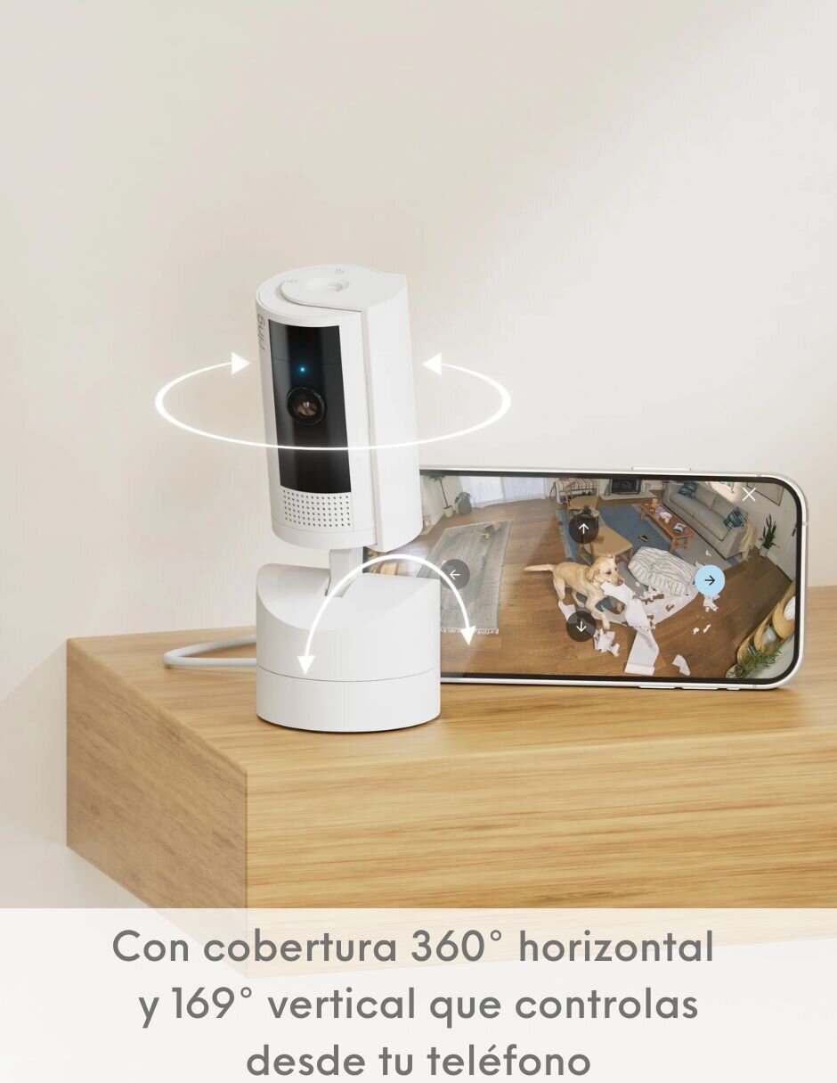 Cámara de seguridad modelo Pant Tilt Indoor Cam alámbrica HD 360° con capacidad para grabar visión nocturna para interior 7
