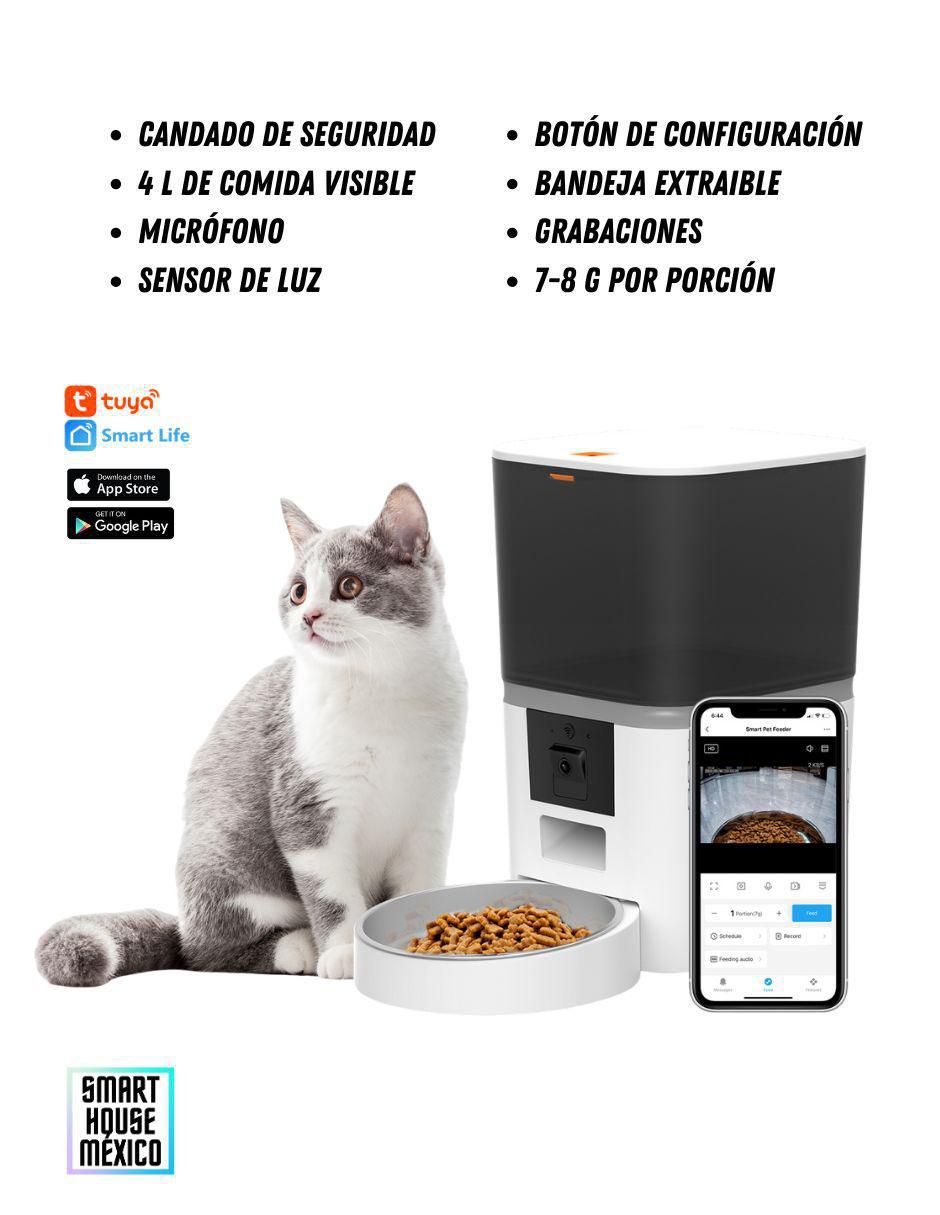 Alimentador automático para mascota