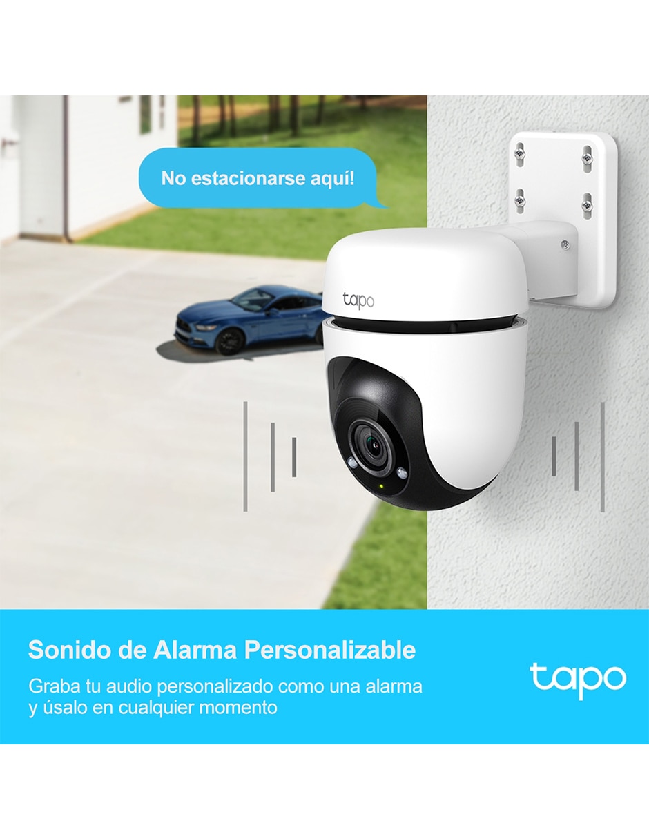 Cámara de seguridad inalámbrica full hd 180° con capacidad para grabar visión nocturna para exterior 3