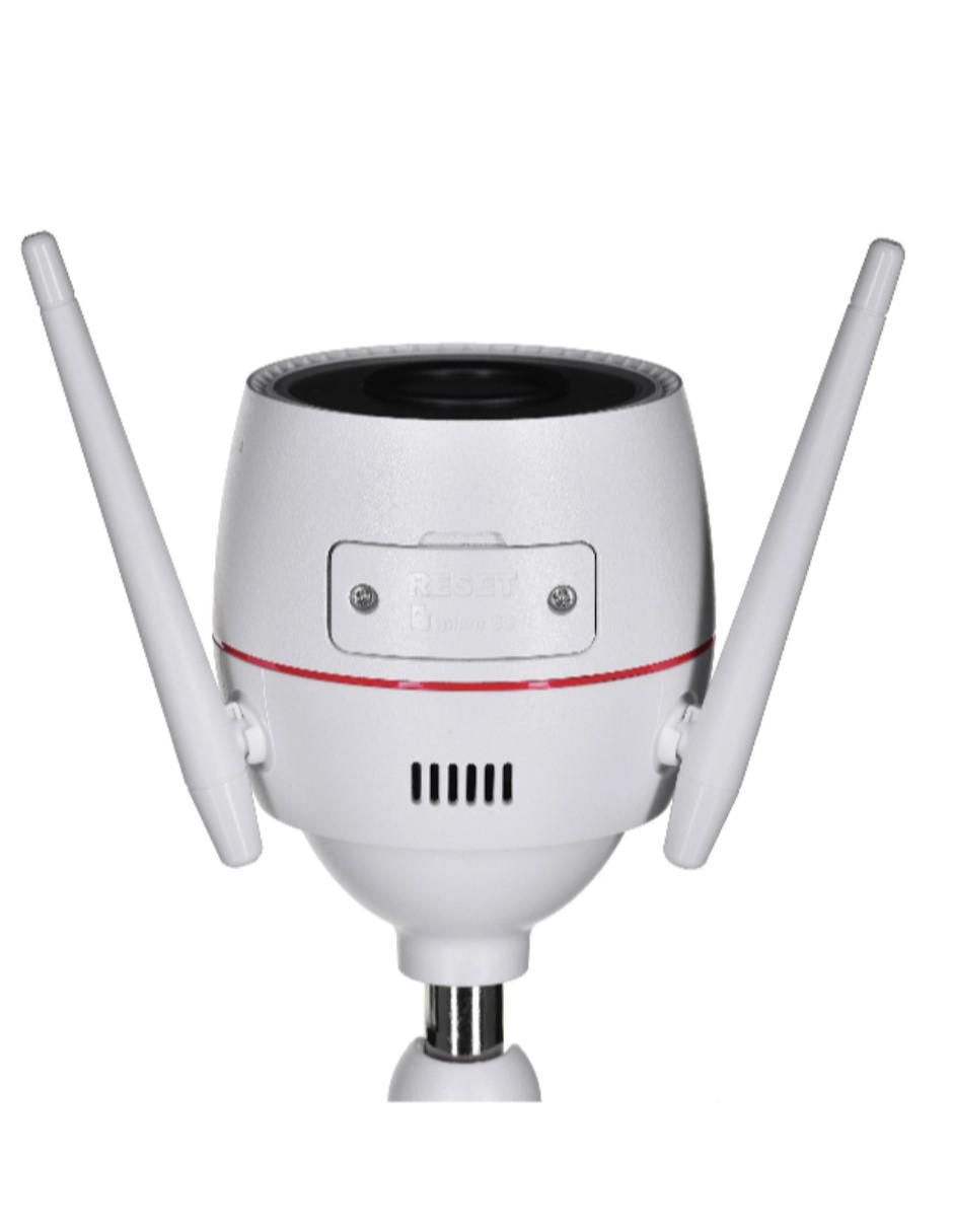 Cámara de seguridad alámbrica Full HD 120° a 170° con capacidad para grabar visión nocturna para interior y exterior 2
