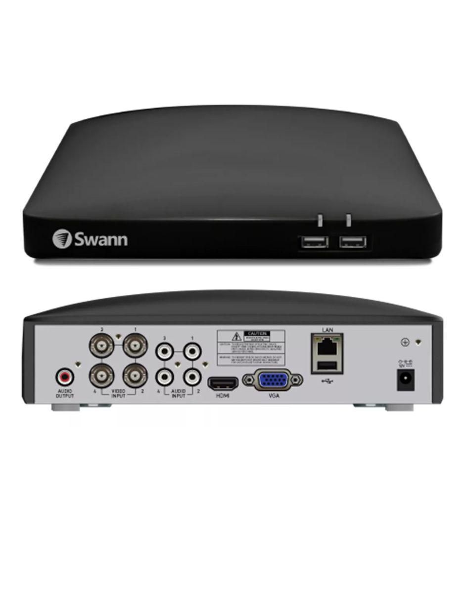 Kit 4 cámaras "de seguridad" swann "modelo" swann alámbrica full hd 90° sí visionnocturnava "para" exterior