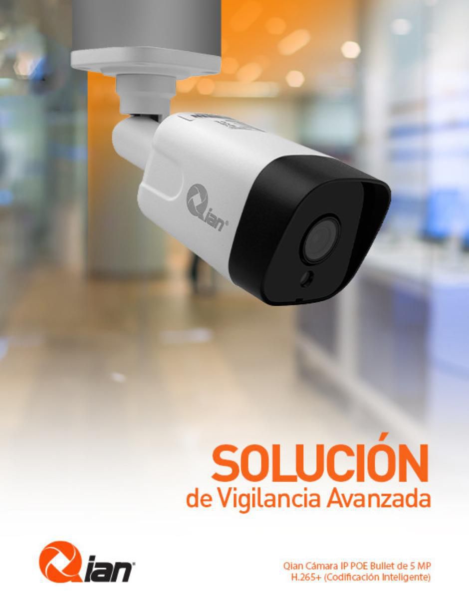 Cámara de seguridad alámbrica Full HD 47° a 100° con capacidad para grabar visión nocturna para interior y exterior 5