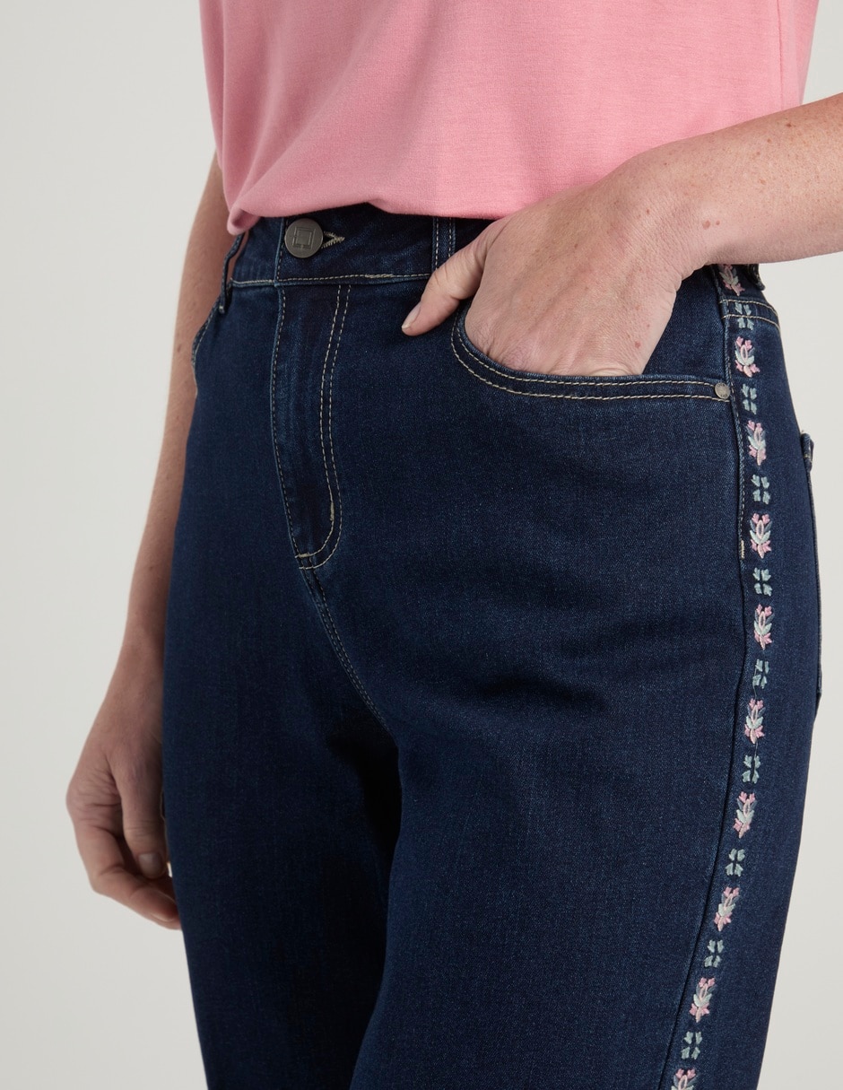 Jeans straight para mujer 3