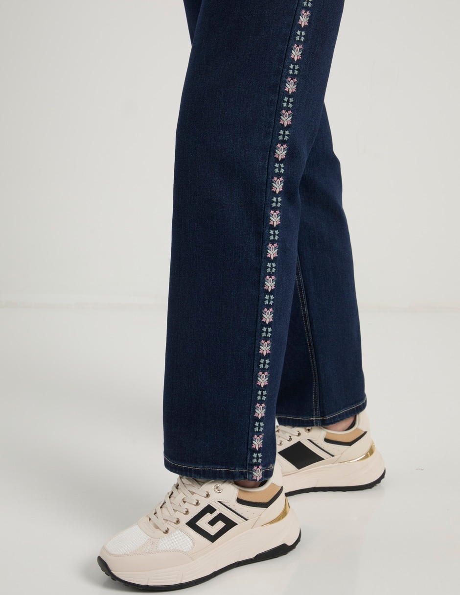 Jeans straight para mujer 2