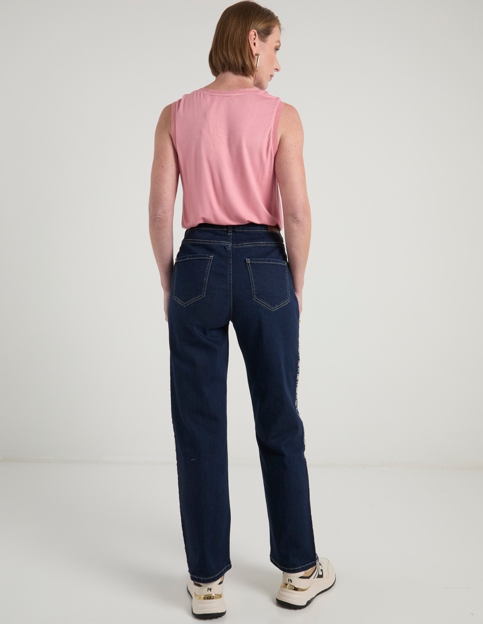 Jeans straight para mujer 6