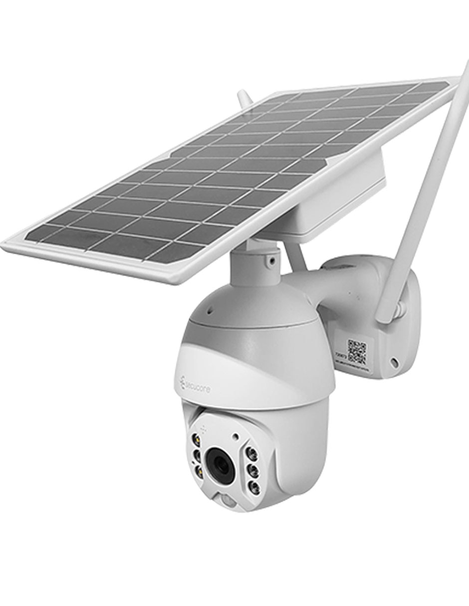 Cámara solar de seguridad inalámbrica Full HD 350° con capacidad para grabar visión nocturna para exterior 1