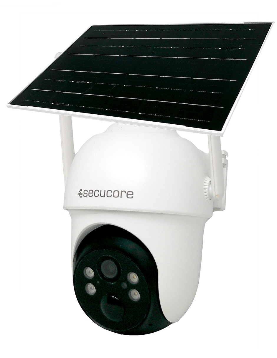 Cámara solar 4G de seguridad Secucore inalámbrica 2K 75° con capacidad para grabar visión nocturna para exterior