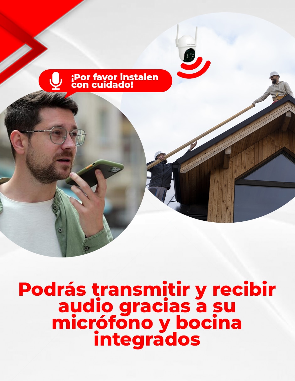 Cámara solar 4G de seguridad Secucore inalámbrica 2K 75° con capacidad para grabar visión nocturna para exterior