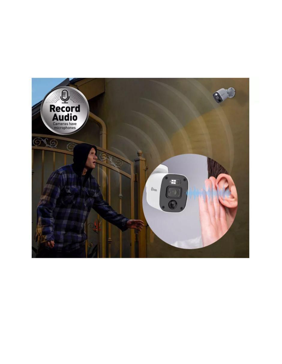 Kit 4 cámaras de seguridad Swann alámbrica Full HD 90° con capacidad para grabar visión nocturna para interior y exterior