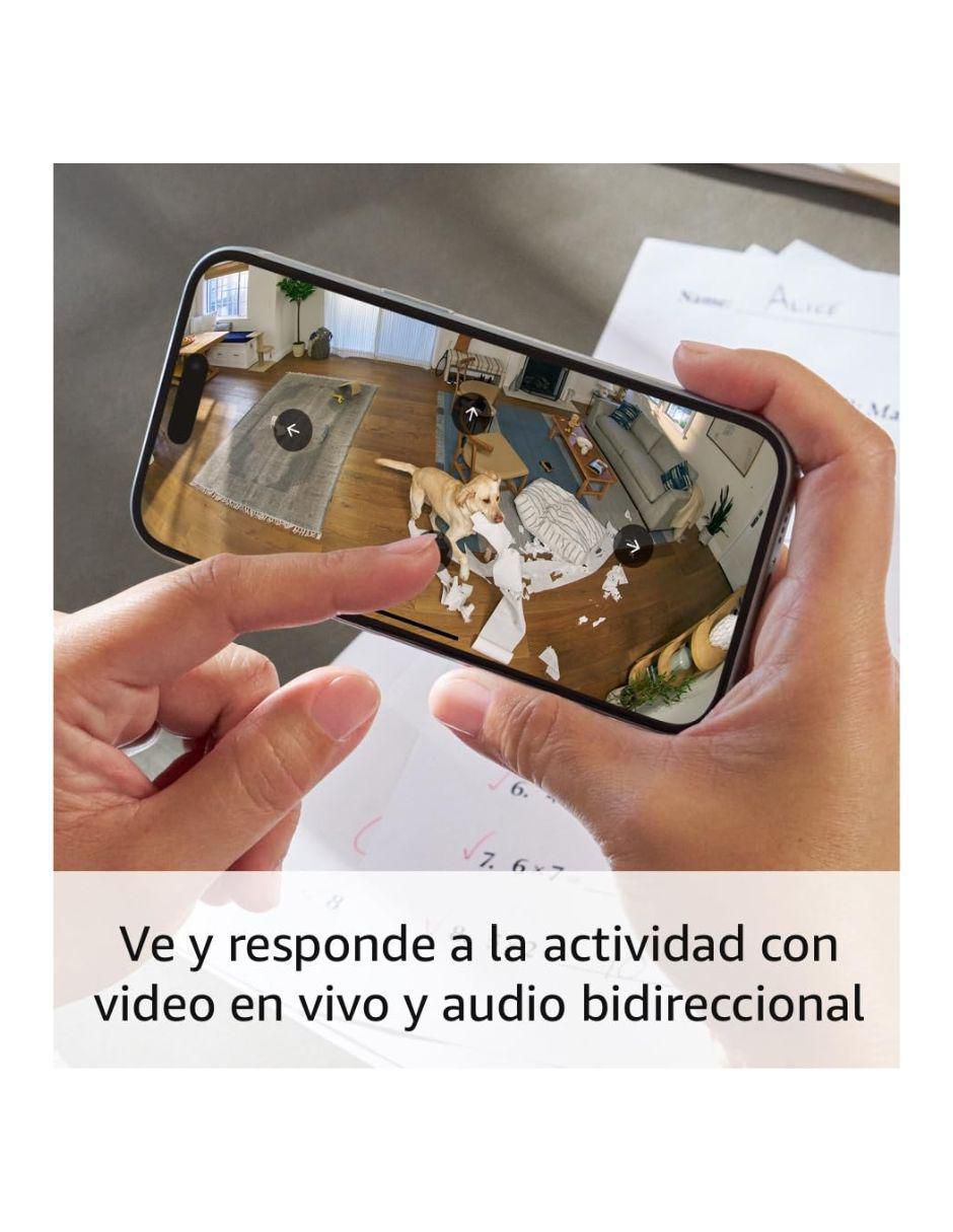 Cámara individual de seguridad alámbrica HD 360° con capacidad para grabar visión nocturna para interior