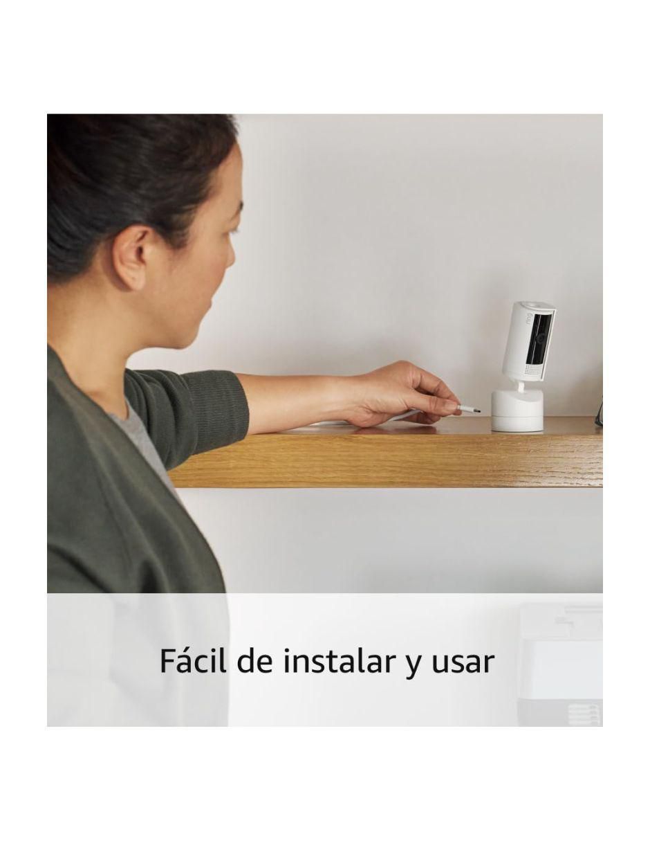 Cámara individual de seguridad alámbrica HD 360° con capacidad para grabar visión nocturna para interior 6