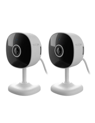 Kit 2 cámaras de seguridad modelo Nexxt inalámbrica 2K 90° capacidad para grabar visión nocturna para interior