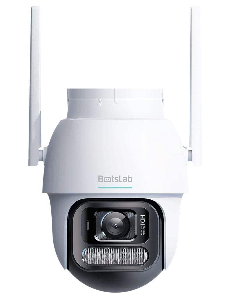 Cámara Wi-Fi de seguridad Yelio alámbrica 2K 360° con capacidad para grabar visión nocturna para exterior
