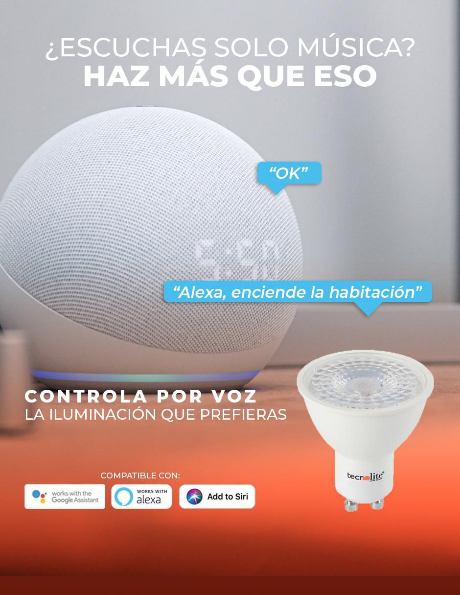 Foco LED 5 W de consumo 40 W de iluminación 400 lúmenes