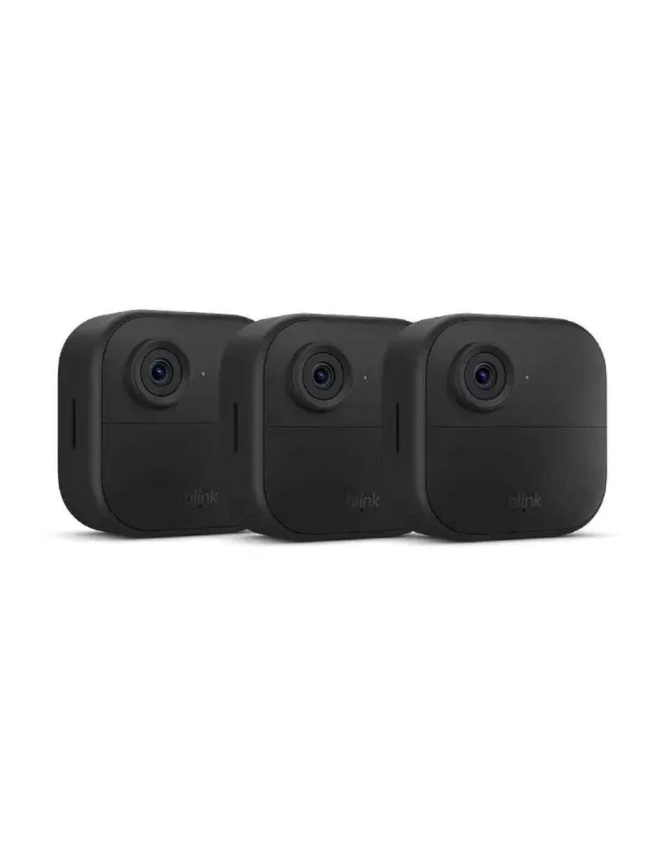 Kit 3 cámaras de seguridad inalámbrica Full HD 110° con capacidad para grabar visión nocturna para interior y exterior 1