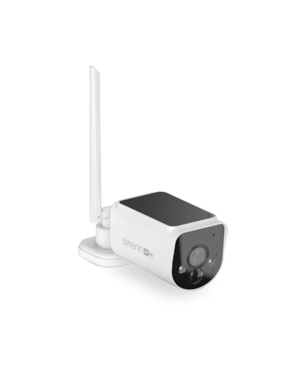 Cámara solar de seguridad inalámbrica 4K/UHD 110 con capacidad para grabar visión nocturna para interior y exterior