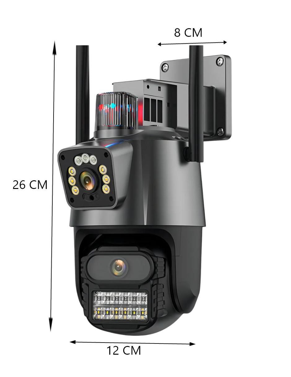 Cámara de seguridad inalámbrica Full HD 360 con capacidad de grabar para exterior 4